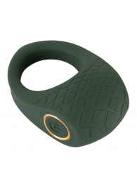 Зеленое эрекционное виброкольцо Luxurious Vibro Cock Ring - Orion - в Армавире купить с доставкой