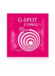 Стимулирующий интимный крем для женщин Cosmo G-spot - 2 гр. - Биоритм - купить с доставкой в Армавире