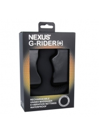 Черный вибромассажер простаты Nexus G-Rider+ - 12,6 см. - Nexus Range - в Армавире купить с доставкой