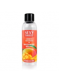 Массажное масло Sexy Sweet Juicy Mango с феромонами и ароматом манго - 75 мл. - Биоритм - купить с доставкой в Армавире