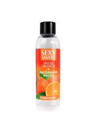 Массажное масло Sexy Sweet Fresh Orange с ароматом апельсина и феромонами - 75 мл. - Биоритм - купить с доставкой в Армавире