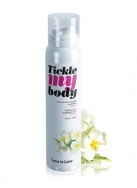 Массажная хрустящая пенка Tickle My Body Monoi с ароматом моной - 150 мл. - Love to Love - купить с доставкой в Армавире