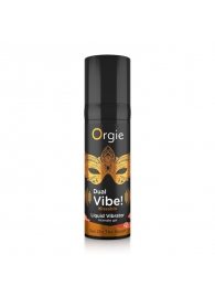 Съедобный гель Dual Vibe Sex On The Beach с эффектом вибрации и вкусом коктейля «секс на пляже» - 15 мл. - ORGIE - купить с доставкой в Армавире