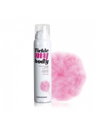 Массажная хрустящая пенка Tickle My Body Cotton Candy с ароматом сладкой ваты - 150 мл. - Love to Love - купить с доставкой в Армавире