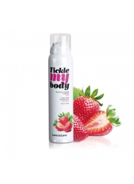 Массажная хрустящая пенка Tickle My Body Strawberry с ароматом клубники - 150 мл. - Love to Love - купить с доставкой в Армавире