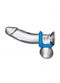 Комплект из 2 эрекционных колец-восьмерок 2-Pack Duo Cock And Ball Stamina Enhancement Ring - BlueLine - в Армавире купить с доставкой