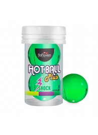 Лубрикант на силиконовой основе Hot Ball Plus с покалывающим эффектом (2 шарика по 3 гр.) - HotFlowers - купить с доставкой в Армавире