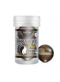 Анальный лубрикант на масляной основе Hot Ball Plus Conforto (2 шарика по 3 гр.) - HotFlowers - купить с доставкой в Армавире