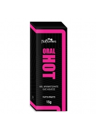 Гель для оральных ласк Oral Hot с согревающим эффектом - 15 гр. - HotFlowers - купить с доставкой в Армавире