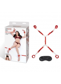 Красная фиксация на матрас Classic Bedspreader - Lux Fetish - купить с доставкой в Армавире