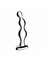Стальной анальный фаллоимитатор для простаты Stainless Steel Anal Beads - 13 см. - b-Vibe - в Армавире купить с доставкой