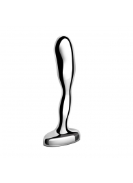 Стальной стимулятор простаты Stainless Steel Prostate Plug - 11,5 см. - b-Vibe - в Армавире купить с доставкой