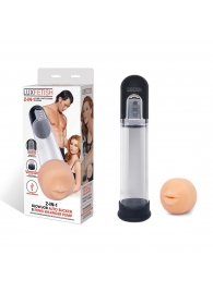 Автоматическая вакуумная помпа-мастурбатор Blowjob Auto Sucker Penis Enlarger Pump - Lux Fetish - в Армавире купить с доставкой