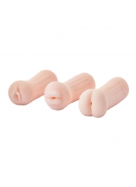 Набор из 3 мастурбаторов The Girl Next Door Tina - Dream Toys - в Армавире купить с доставкой