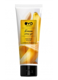 Лубрикант на водной основе OYO Aroma Gel Banana с ароматом банана - 75 мл. - OYO - купить с доставкой в Армавире