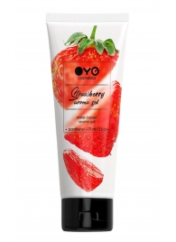 Лубрикант на водной основе OYO Aroma Gel Strawberry с ароматом клубники - 75 мл. - OYO - купить с доставкой в Армавире