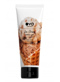 Лубрикант на водной основе OYO Aroma Gel Ice Cream с ароматом пломбира - 75 мл. - OYO - купить с доставкой в Армавире