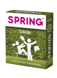 Классические презервативы SPRING CLASSIC - 3 шт. - SPRING - купить с доставкой в Армавире