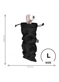Черный мешочек для хранения игрушек Treasure Bag L - Satisfyer - купить с доставкой в Армавире