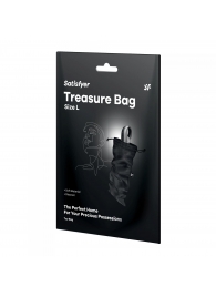 Черный мешочек для хранения игрушек Treasure Bag L - Satisfyer - купить с доставкой в Армавире
