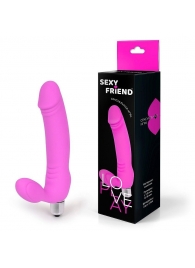 Розовый безремневой страпон Sexy Friend - 1137 - купить с доставкой в Армавире