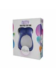 Синее эрекционное виброкольцо Nutty - Adrien Lastic - в Армавире купить с доставкой