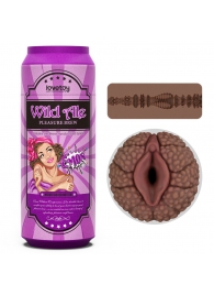 Коричневый мастурбатор-вагина Pleasure Brew Masturbator-Wild Ale в банке - Lovetoy - в Армавире купить с доставкой