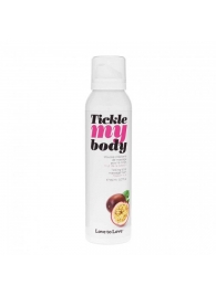 Массажная хрустящая пенка Tickle my body с ароматом маракуйи - 150 мл. - Love to Love - купить с доставкой в Армавире