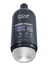 Мастурбатор в бутылке Shower Therapy Deep Cream - Pipedream - в Армавире купить с доставкой