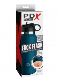 Мастурбатор-вагина в синей колбе F*ck Flask - Pipedream - в Армавире купить с доставкой
