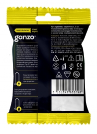 Ультратонкие презервативы Ganzo Ultra thin в мягкой упаковке - 3 шт. - Ganzo - купить с доставкой в Армавире