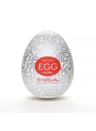 Мастурбатор-яйцо Keith Haring EGG PARTY - Tenga - в Армавире купить с доставкой