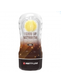 Прозрачный текстурированный мастурбатор Vacuum Cup Masturbator Stellar - Baile - в Армавире купить с доставкой