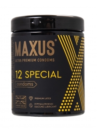 Презервативы с точками и рёбрами MAXUS Special - 12 шт. - Maxus - купить с доставкой в Армавире