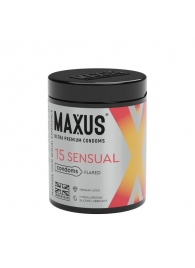 Анатомические презервативы MAXUS Sensual - 15 шт. - Maxus - купить с доставкой в Армавире