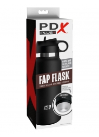 Черный мастурбатор в виде бутылки Fap Flask - Pipedream - в Армавире купить с доставкой