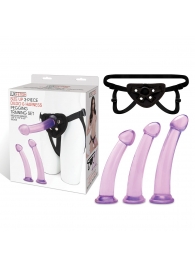 Тренировочный набор с тремя насадками Pegging Training Set - Lux Fetish - купить с доставкой в Армавире