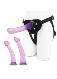 Тренировочный набор с тремя насадками Pegging Training Set - Lux Fetish - купить с доставкой в Армавире