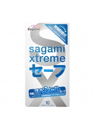 Презервативы Sagami Xtreme Ultrasafe с двойным количеством смазки - 10 шт. - Sagami - купить с доставкой в Армавире