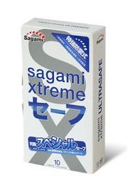 Презервативы Sagami Xtreme Ultrasafe с двойным количеством смазки - 10 шт. - Sagami - купить с доставкой в Армавире