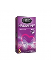 Презервативы с рёбрышками Domino Harmony - 6 шт. - Domino - купить с доставкой в Армавире
