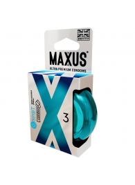 Презервативы Maxus G spot с двойной спиралью - 3 шт. - Maxus - купить с доставкой в Армавире