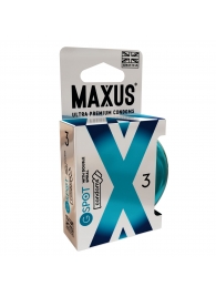 Презервативы Maxus G spot с двойной спиралью - 3 шт. - Maxus - купить с доставкой в Армавире