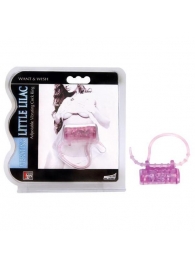 Эрекционное кольцо с вибратором LITTLE LILAC - Dream Toys - в Армавире купить с доставкой