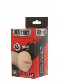 Нежный мастурбатор-ротик REALSTUFF 5INCH MASTURBATOR BJ - Dream Toys - в Армавире купить с доставкой