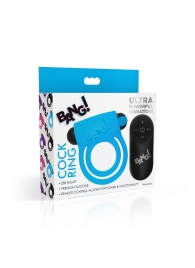 Голубое эрекционное виброкольцо 28X Remote Control Vibrating Cock Ring   Bullet - XR Brands - в Армавире купить с доставкой