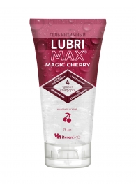 Интимный гель-смазка на водной основе Lubrimax Magic Cherry - 75 мл. - ИнтелБИО - купить с доставкой в Армавире