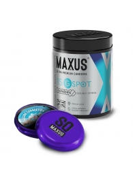 Гладкие презервативы Maxus G spot с двойной спиралью - 15 шт. - Maxus - купить с доставкой в Армавире
