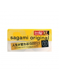 Презервативы увеличенного размера Sagami Original 0.02 XL-size - 12 шт. - Sagami - купить с доставкой в Армавире