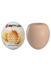 Бежевый мастурбатор-яйцо Pleasure Egg II - Baile - в Армавире купить с доставкой